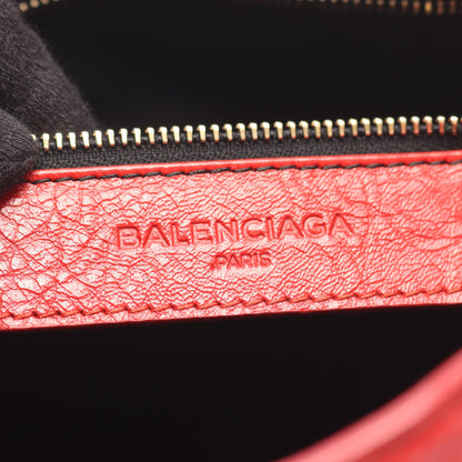 Le City Small ル シティ スモール 2WAY ハンドバッグ レザー レッド バレンシアガ バッグ BALENCIAGA
