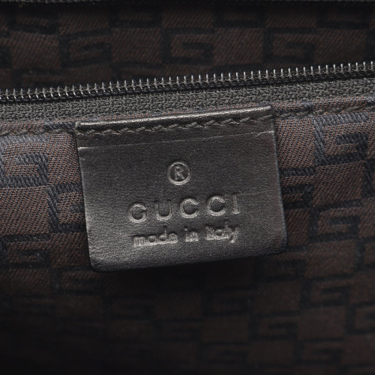 ショルダーバッグ トートバッグ レザー ダークブラウン ブラック グッチ バッグ GUCCI