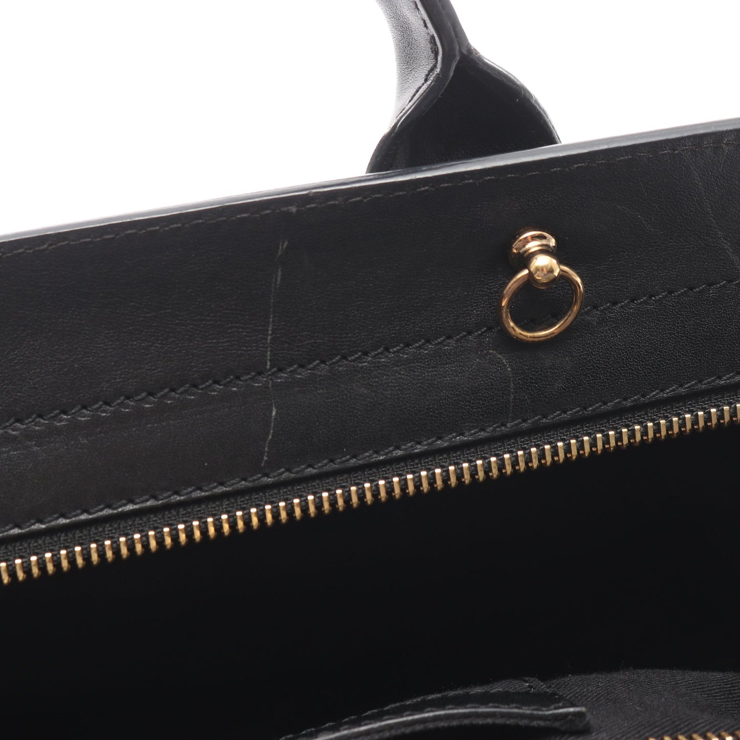 リトル アリス 2WAY ハンドバッグ レザー ライトベージュ ブラック クロエ バッグ Chloe