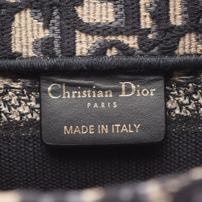BOOK TOTE ブックトート ミニ 2WAY ハンドバッグ トートバッグ キャンバス ベージュ ネイビー クリスチャンディオール バッグ Christian Dior
