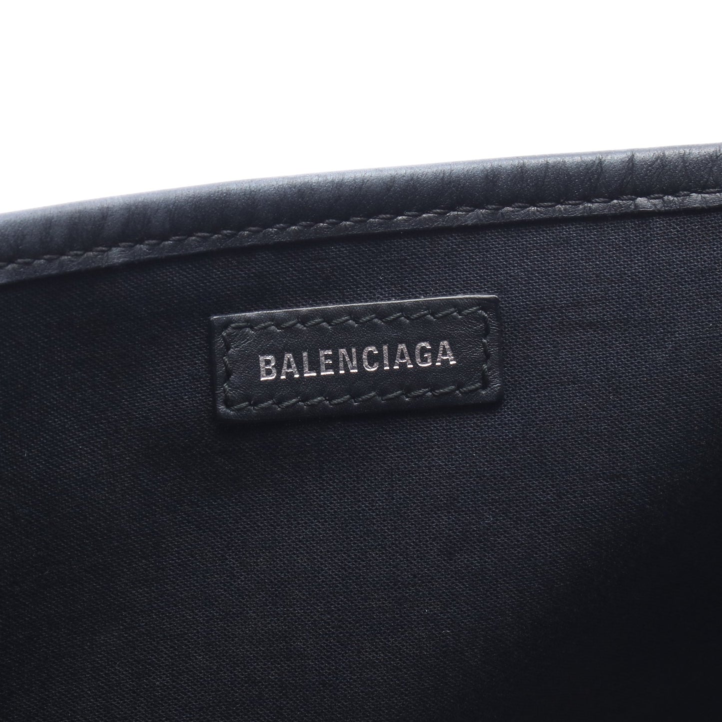 NAVY CABAS S ネイビーカバ ハンドバッグ トートバッグ キャンバス アイボリー ブラック バレンシアガ バッグ BALENCIAGA