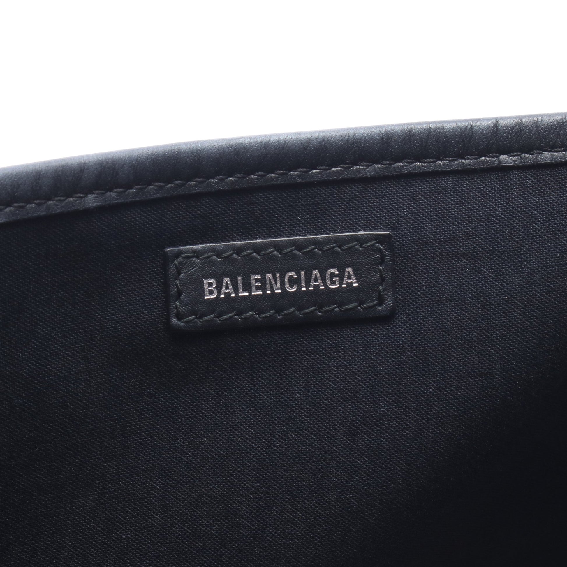 NAVY CABAS S ネイビーカバ ハンドバッグ トートバッグ キャンバス アイボリー ブラック バレンシアガ バッグ BALENCIAGA