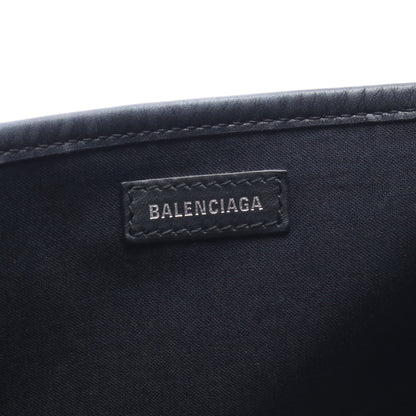 NAVY CABAS S ネイビーカバ ハンドバッグ トートバッグ キャンバス アイボリー ブラック バレンシアガ バッグ BALENCIAGA