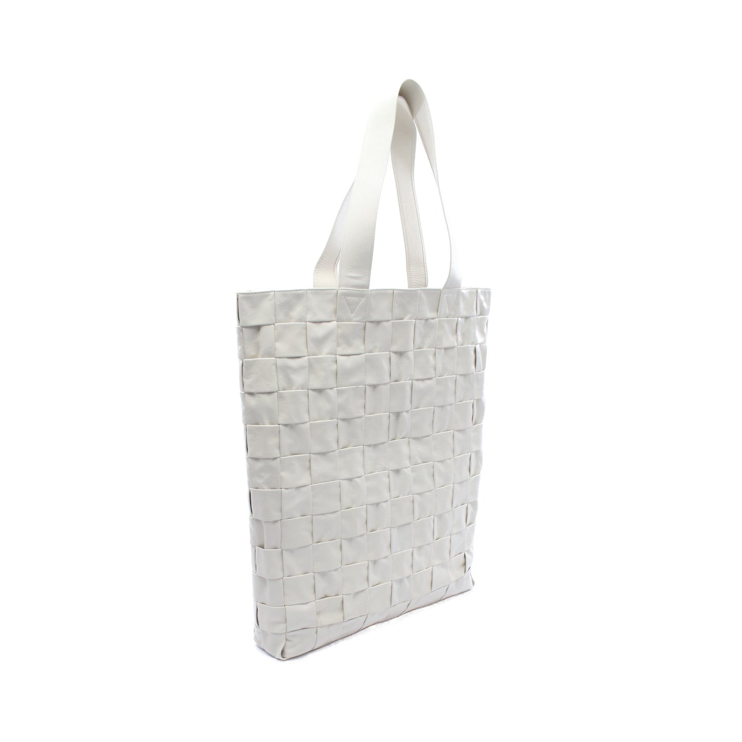 イントレチャート ショルダーバッグ トートバッグ レザー ホワイト ボッテガヴェネタ バッグ BOTTEGA VENETA