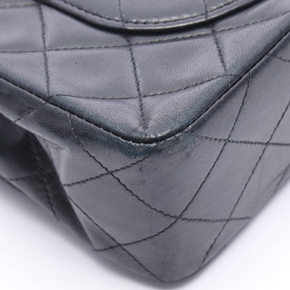 マトラッセ Wフラップ Wチェーンショルダーバッグ ラムスキン ブラック ゴールド金具 シャネル バッグ CHANEL