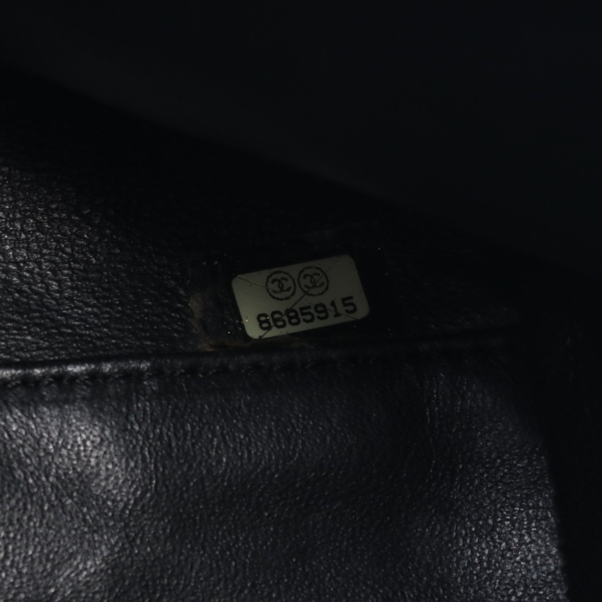マトラッセ ハンドバッグ キャビアスキン ブラック ゴールド金具 シャネル バッグ CHANEL