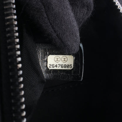 マトラッセ ボディバッグ ウエストバッグ レザー ブラック シルバー金具 シャネル バッグ CHANEL
