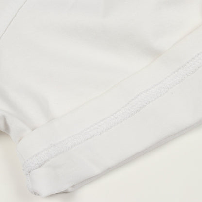 ロゴプリント クルーネック 半袖Tシャツ コットン ホワイト バーバリー トップス BURBERRY