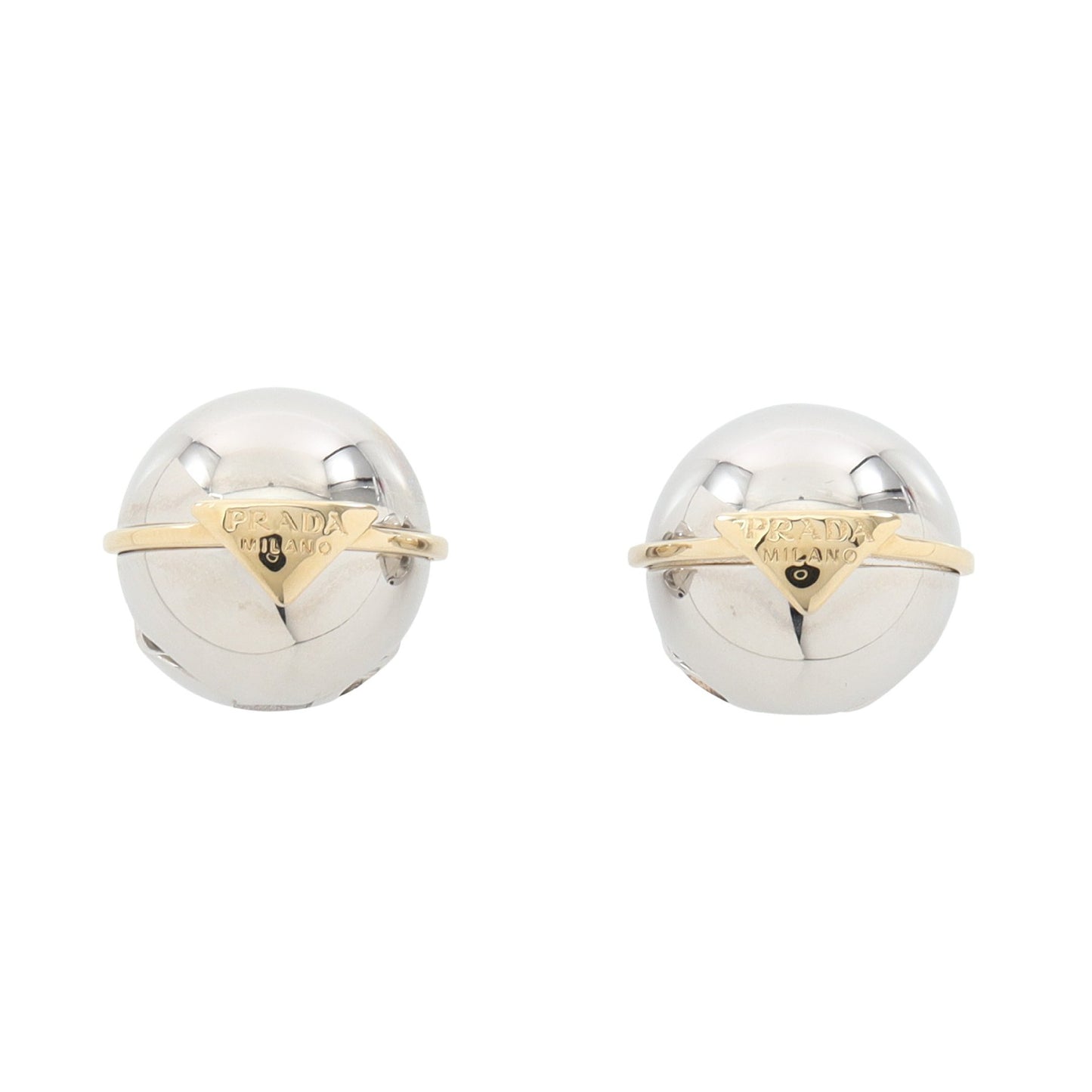 トライアングルロゴ ピアス GP シルバー ゴールド プラダ アクセサリー PRADA