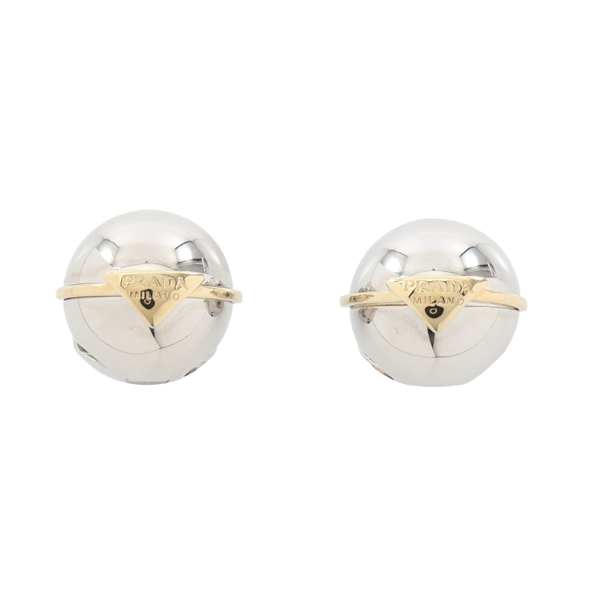 トライアングルロゴ ピアス GP シルバー ゴールド プラダ アクセサリー PRADA