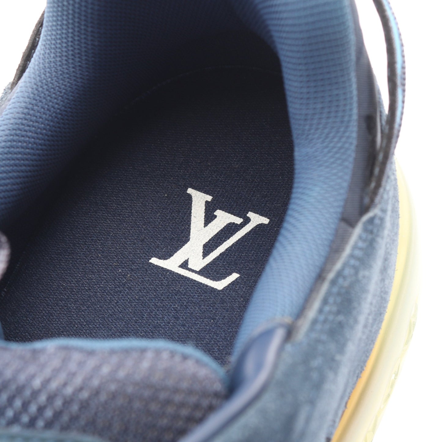 アビューライン スニーカー ファブリック スエード ブルー ルイヴィトン シューズ LOUIS VUITTON