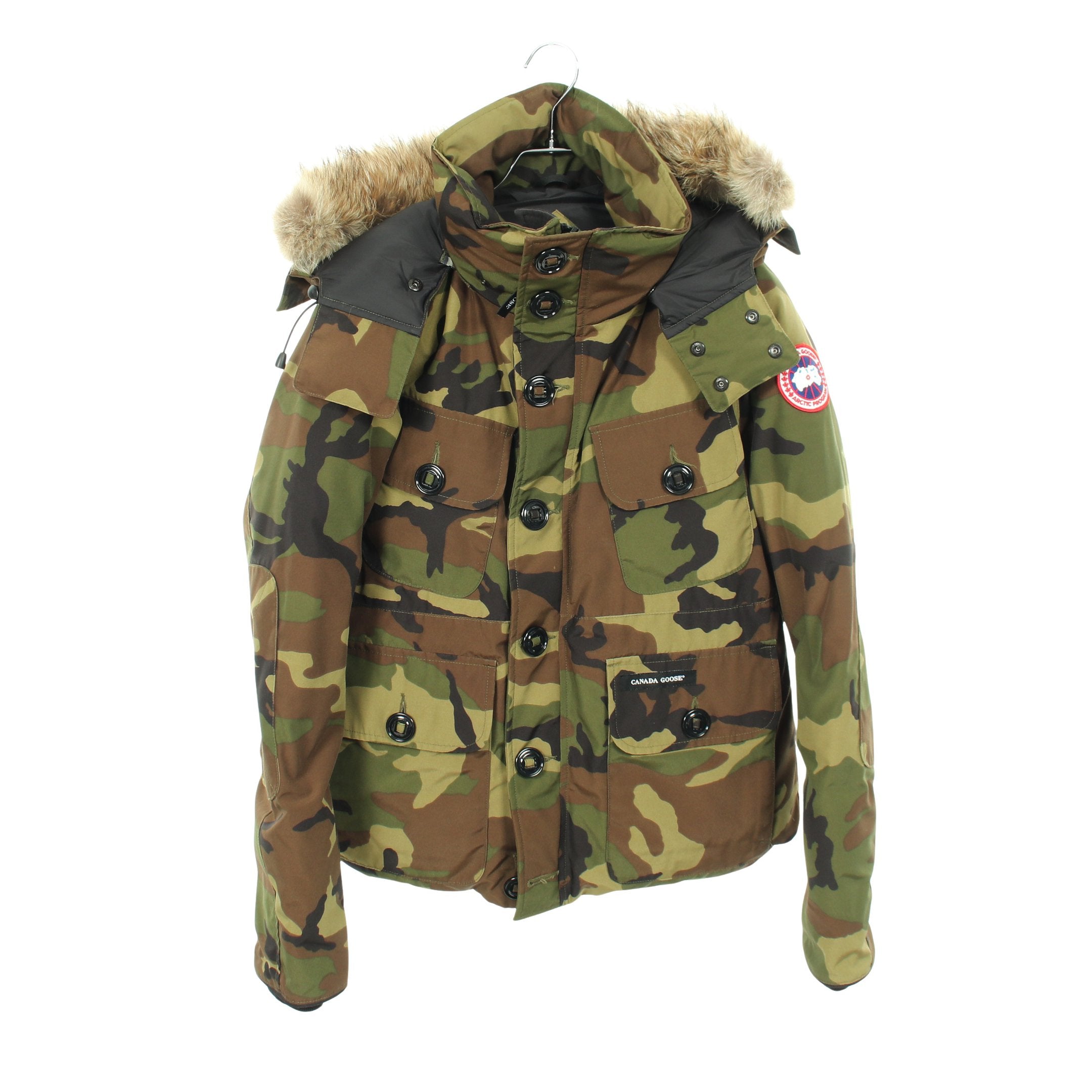 まるも　カナダグース　ラッセルパーカー　Ｍ RUSSELL PARKA ラッセルパーカー カモフラージュ ダウンジャケット