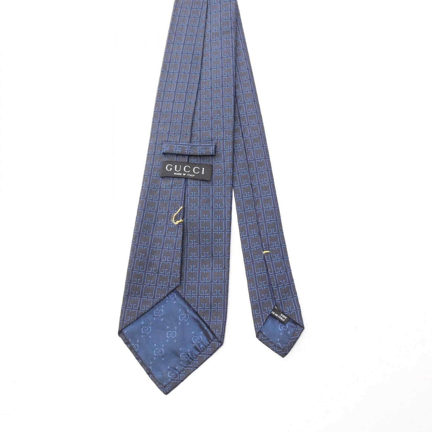 GG柄 ネクタイ シルク ネイビー グッチ 財布・小物 GUCCI