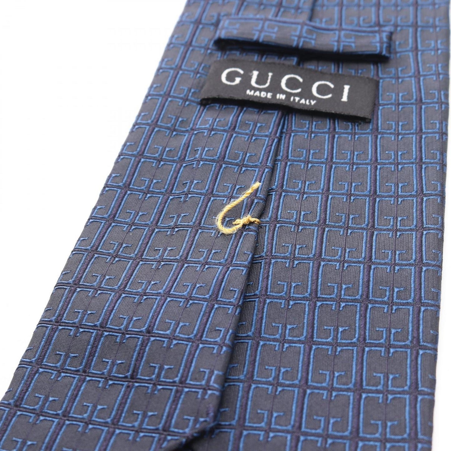 GG柄 ネクタイ シルク ネイビー グッチ 財布・小物 GUCCI
