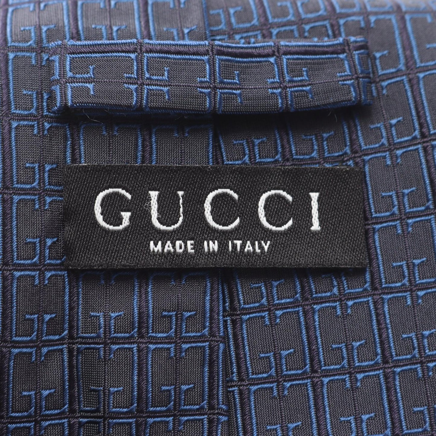 GG柄 ネクタイ シルク ネイビー グッチ 財布・小物 GUCCI