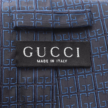 GG柄 ネクタイ シルク ネイビー グッチ 財布・小物 GUCCI