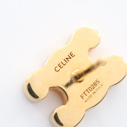 トリオンフ ピアス GP ラインストーン ゴールド クリア セリーヌ アクセサリー CELINE