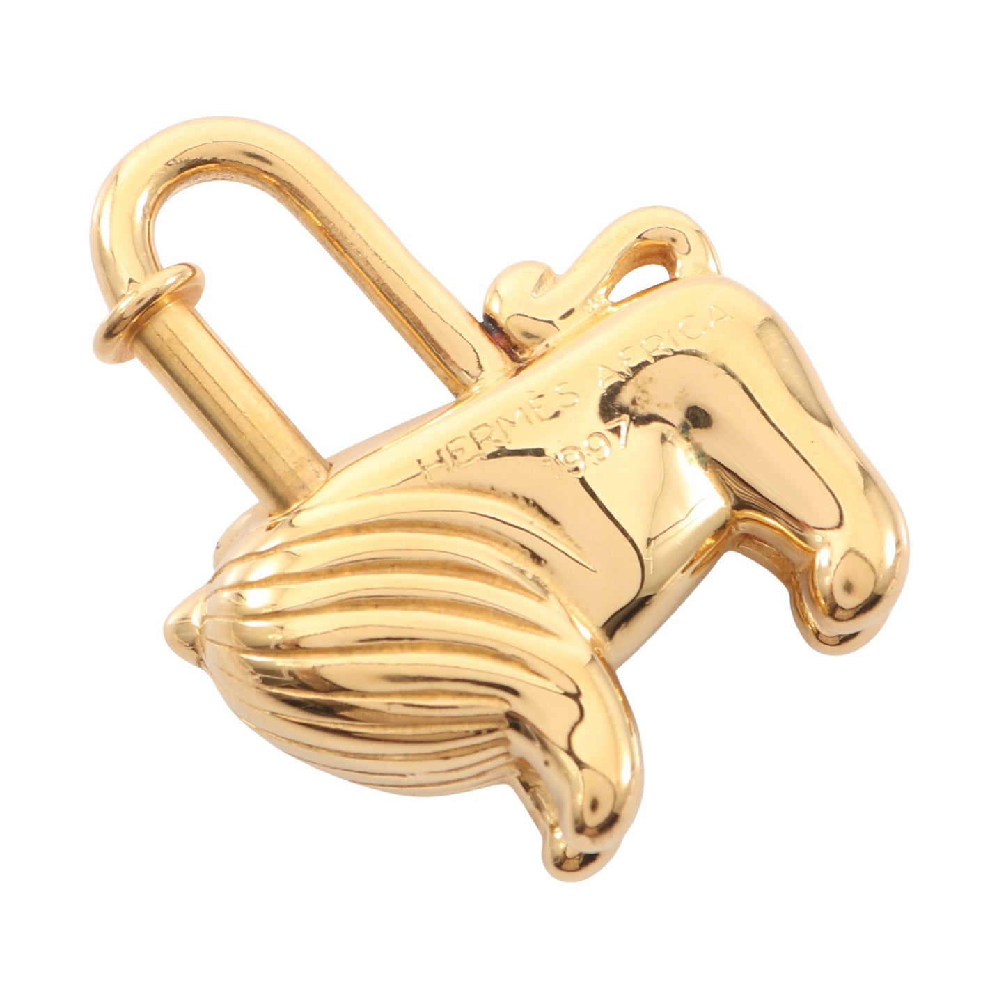 カデナチャーム ライオン 1997年限定 バッグチャーム GP ゴールド エルメス 財布・小物 HERMES