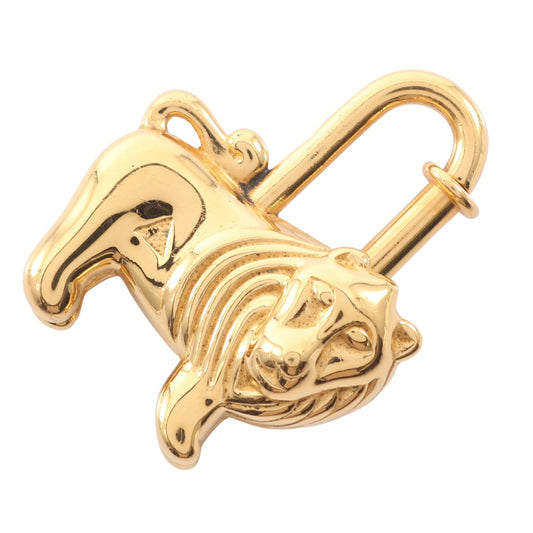 カデナチャーム ライオン 1997年限定 バッグチャーム GP ゴールド エルメス