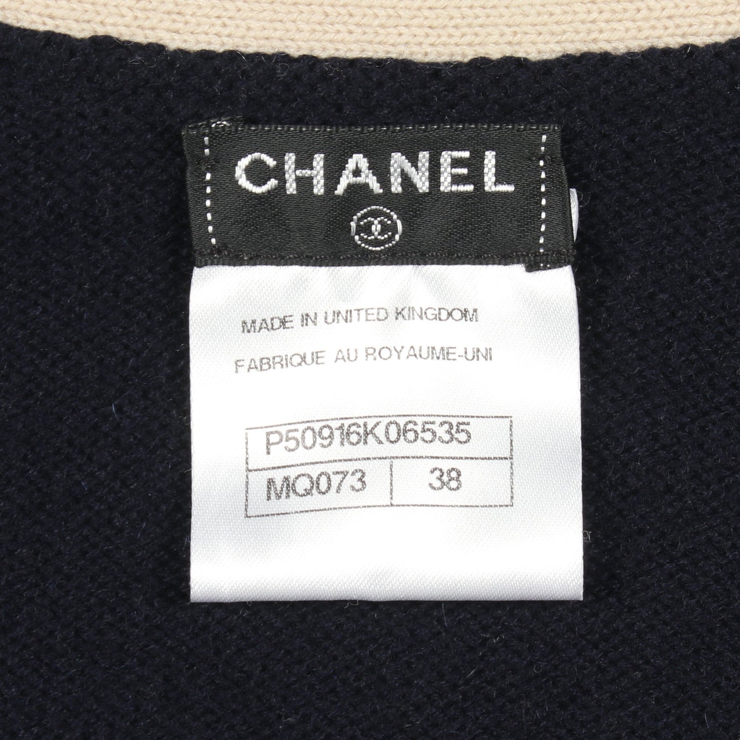 ココマークボタン カーディガン カシミヤ ネイビー アイボリー ブルー シャネル トップス CHANEL
