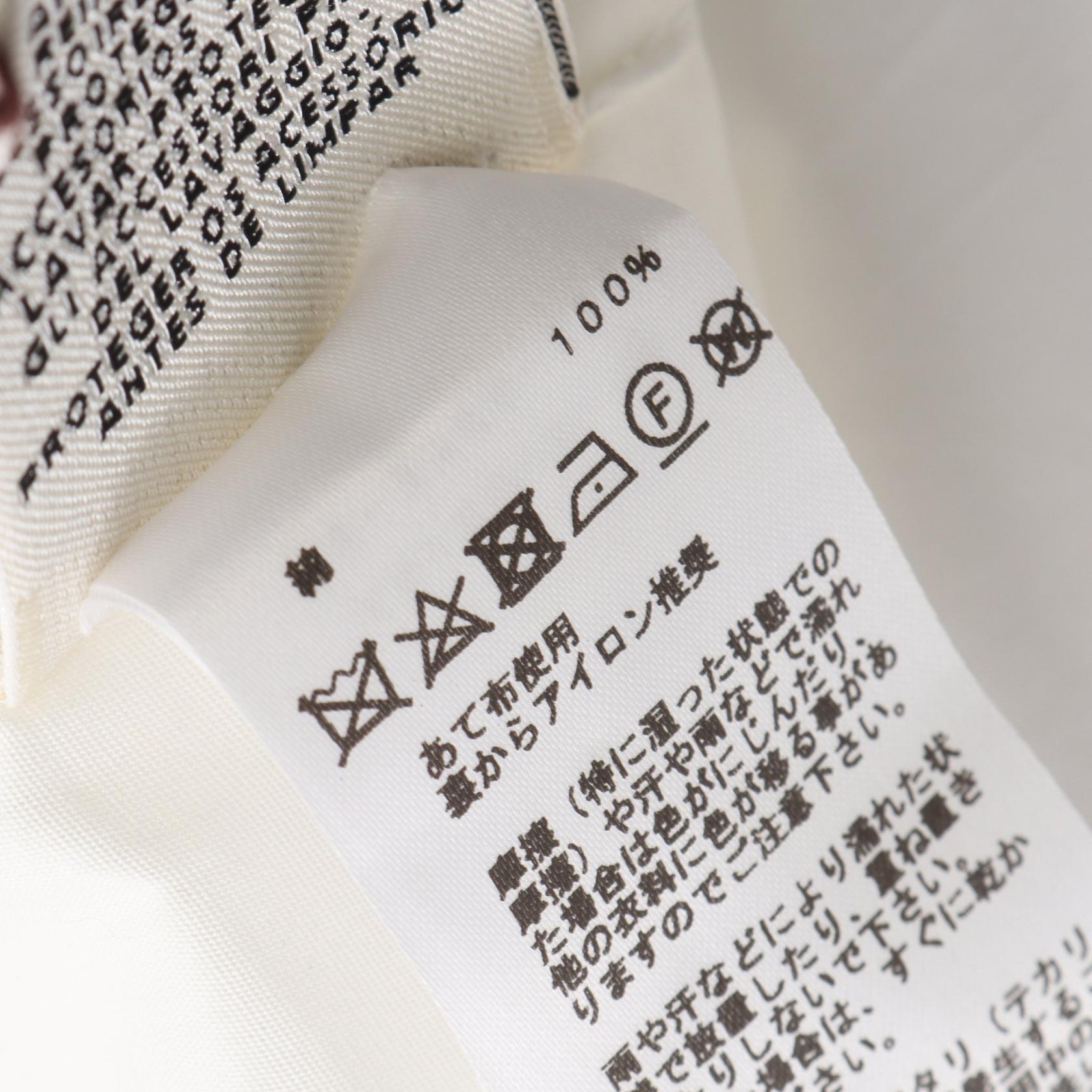 シェーヌダンクル プルオーバー シャツ コットン ホワイト エルメス トップス HERMES