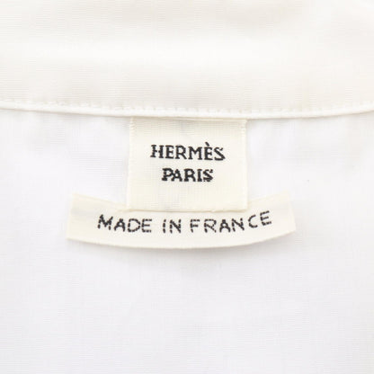 シェーヌダンクル プルオーバー シャツ コットン ホワイト エルメス トップス HERMES