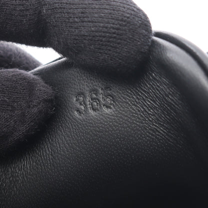 ハッピー スニーカー レザー ブラック ホワイト エルメス シューズ HERMES
