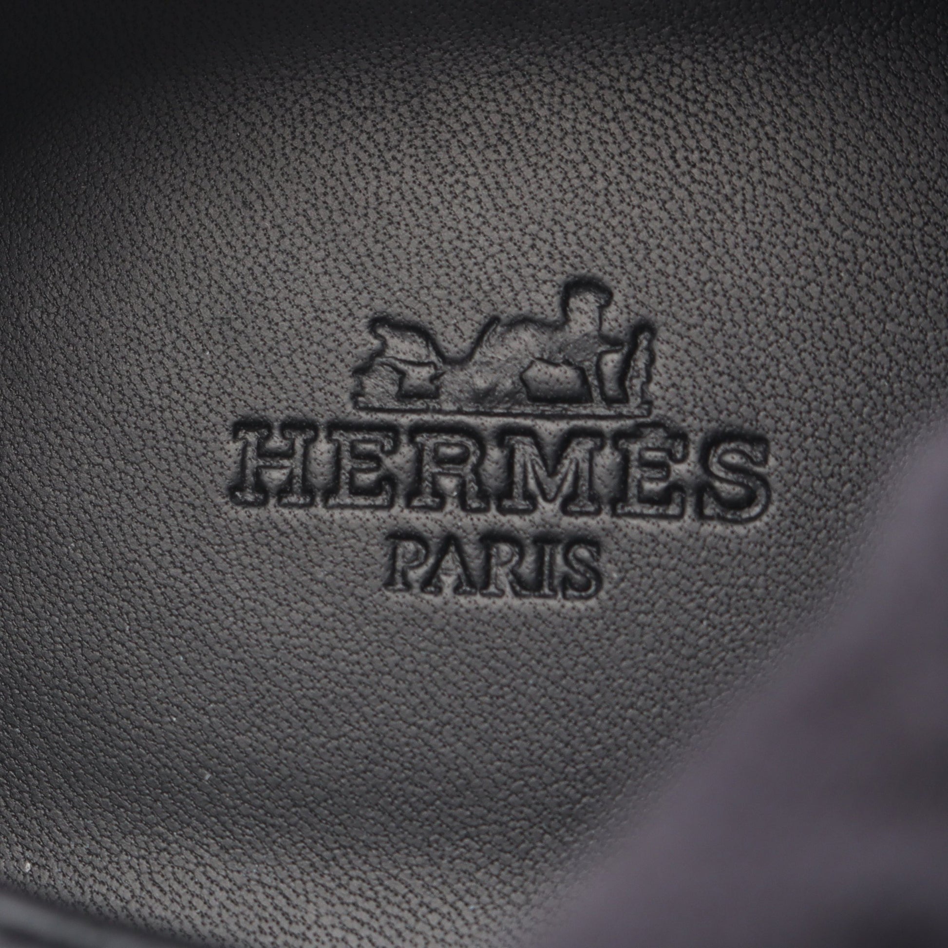 ハッピー スニーカー レザー ブラック ホワイト エルメス シューズ HERMES