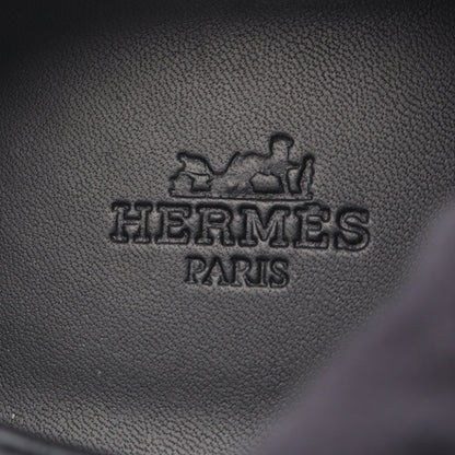 ハッピー スニーカー レザー ブラック ホワイト エルメス シューズ HERMES