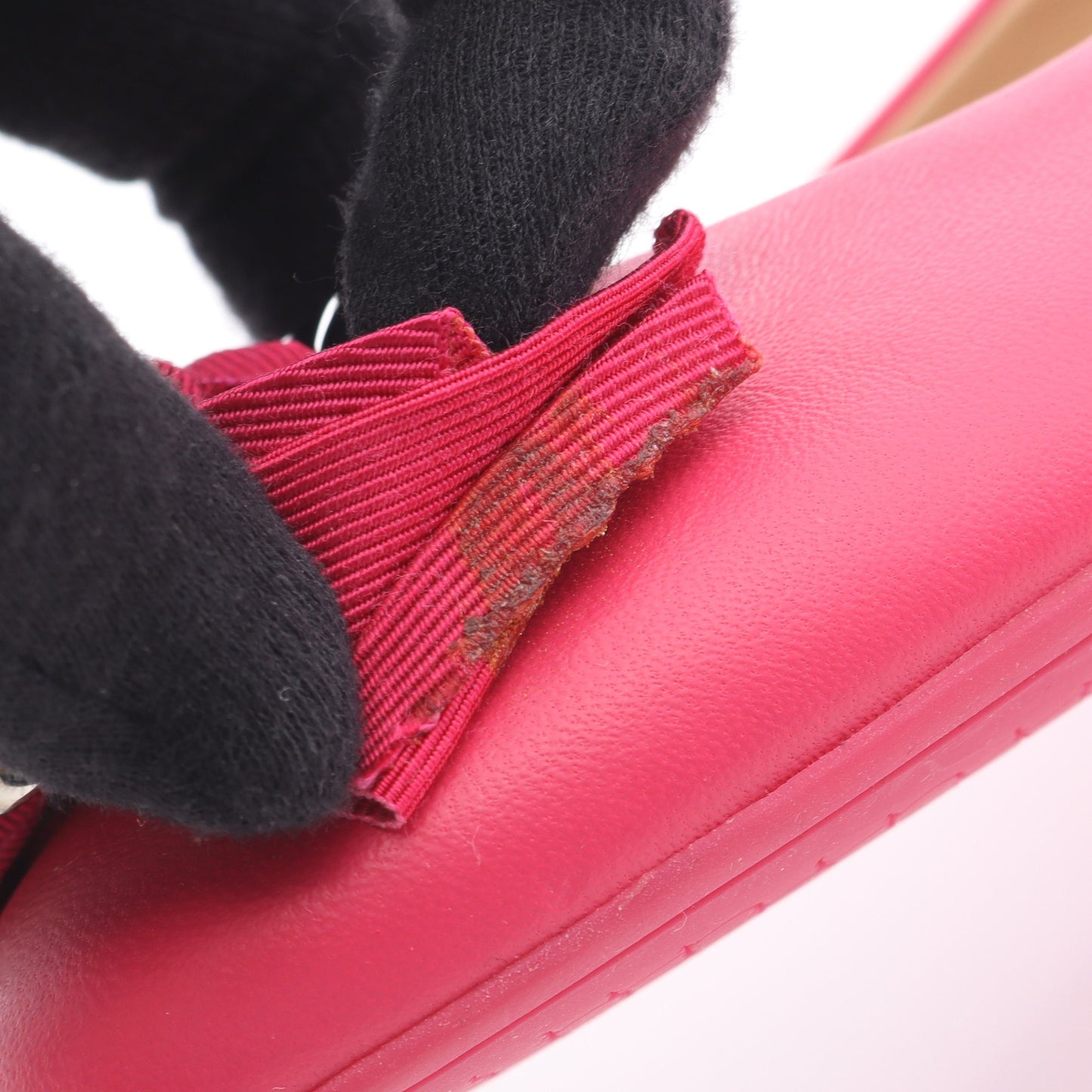 FLAIR パンプス フラットシューズ レザー ピンク サルヴァトーレフェラガモ シューズ Salvatore Ferragamo