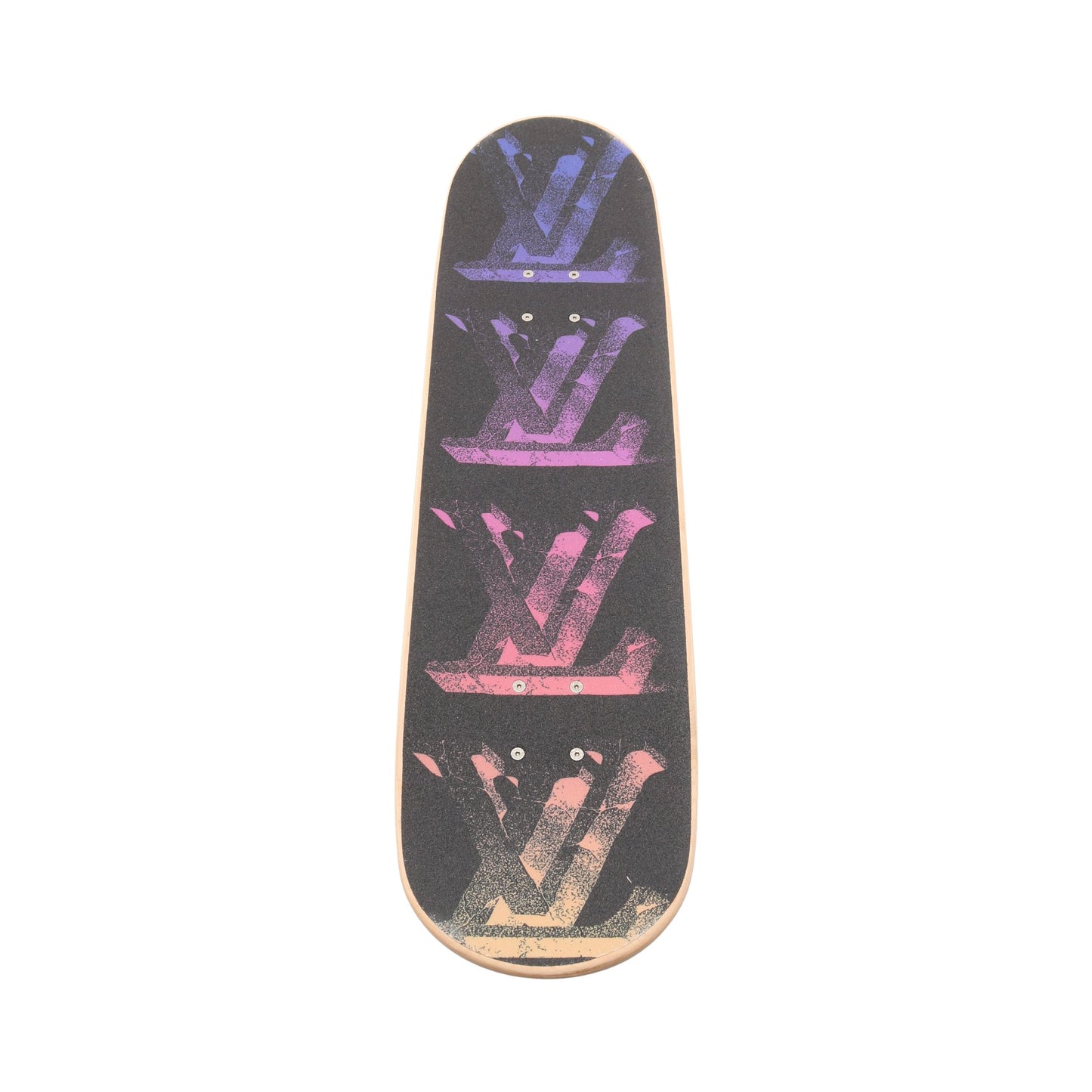 スケートボード LVロゴ グラデーション インテリア ウッド ブラック マルチカラー ルイヴィトン 財布・小物 LOUIS VUITTON