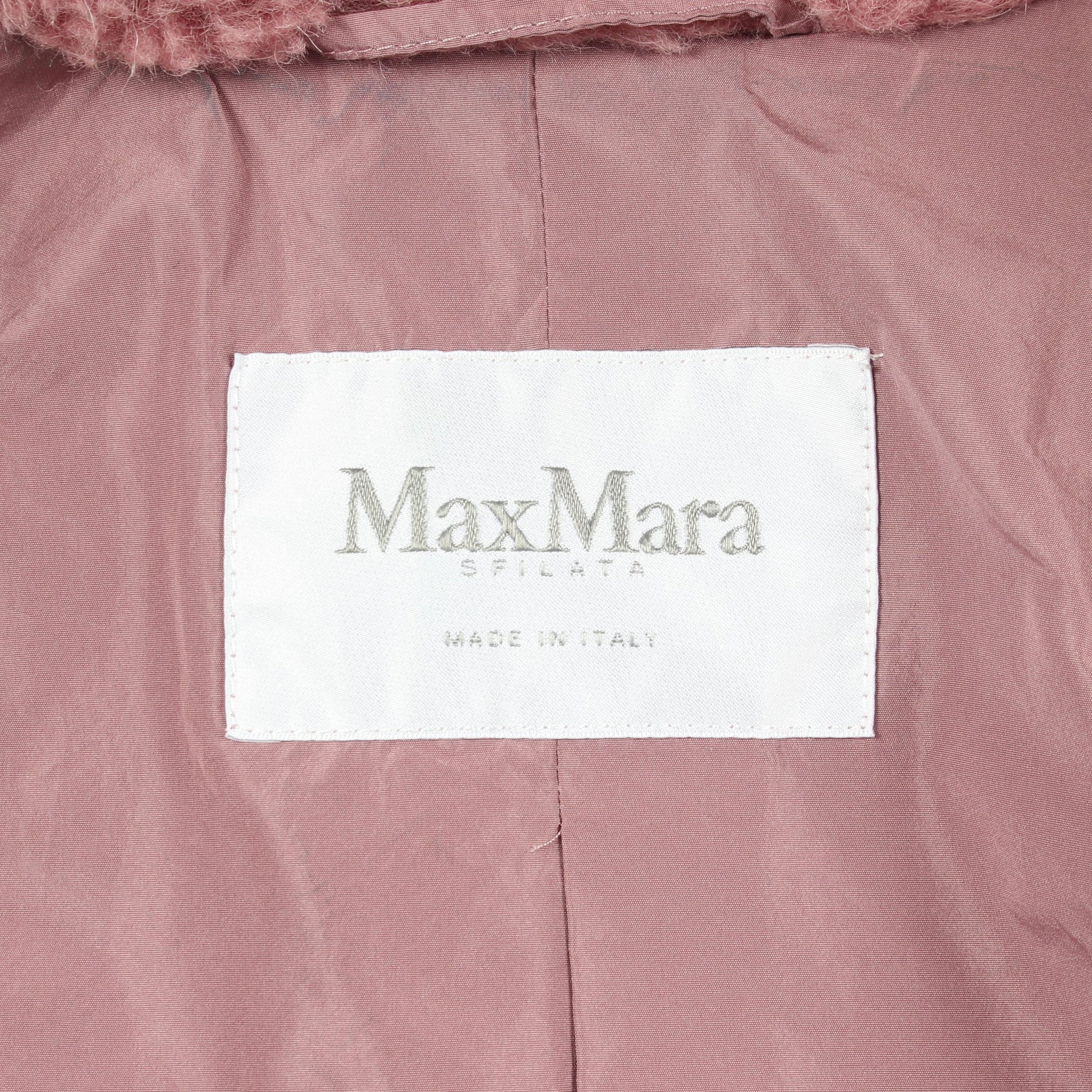 ZITTO テディベア コート アルパカ ピンク マックスマーラ アウター Max Mara