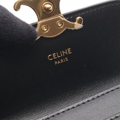 トリオンフ カードケース レザー ブラック セリーヌ 財布・小物 CELINE
