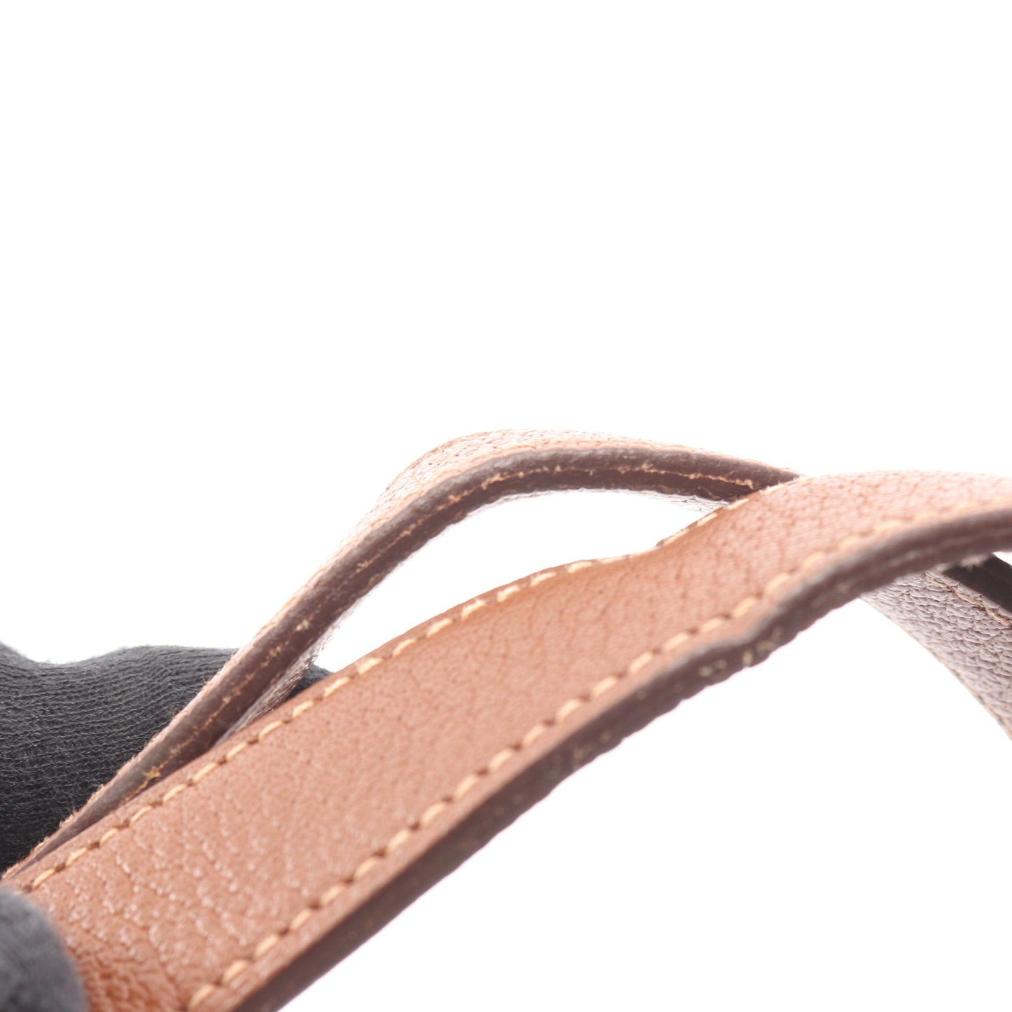 カバス カリカット ショルダーバッグ トートバッグ キャンバス レザー ライトベージュ ブラウン □L刻印 エルメス バッグ HERMES