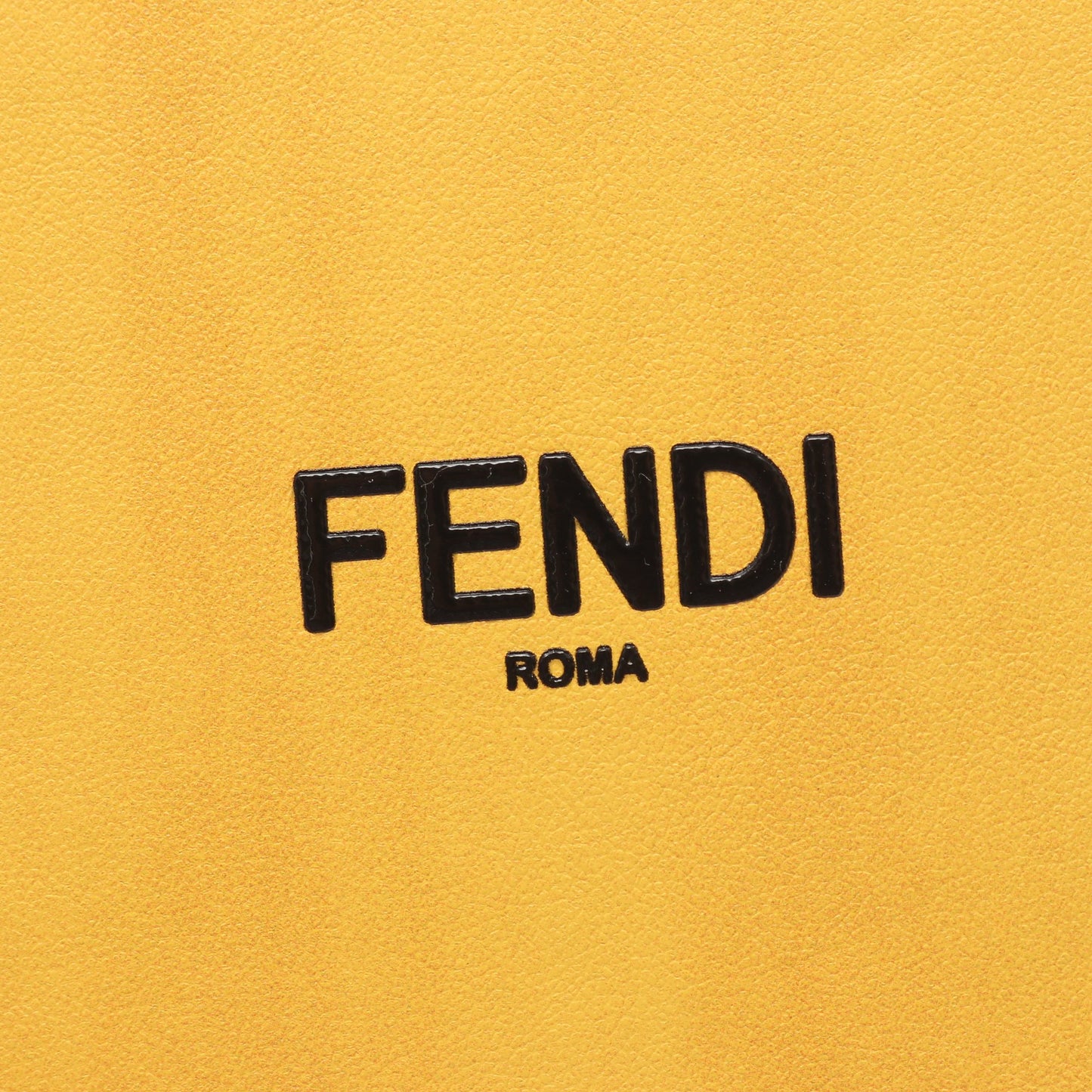 ボックス ショルダーバッグ レザー イエロー フェンディ バッグ FENDI