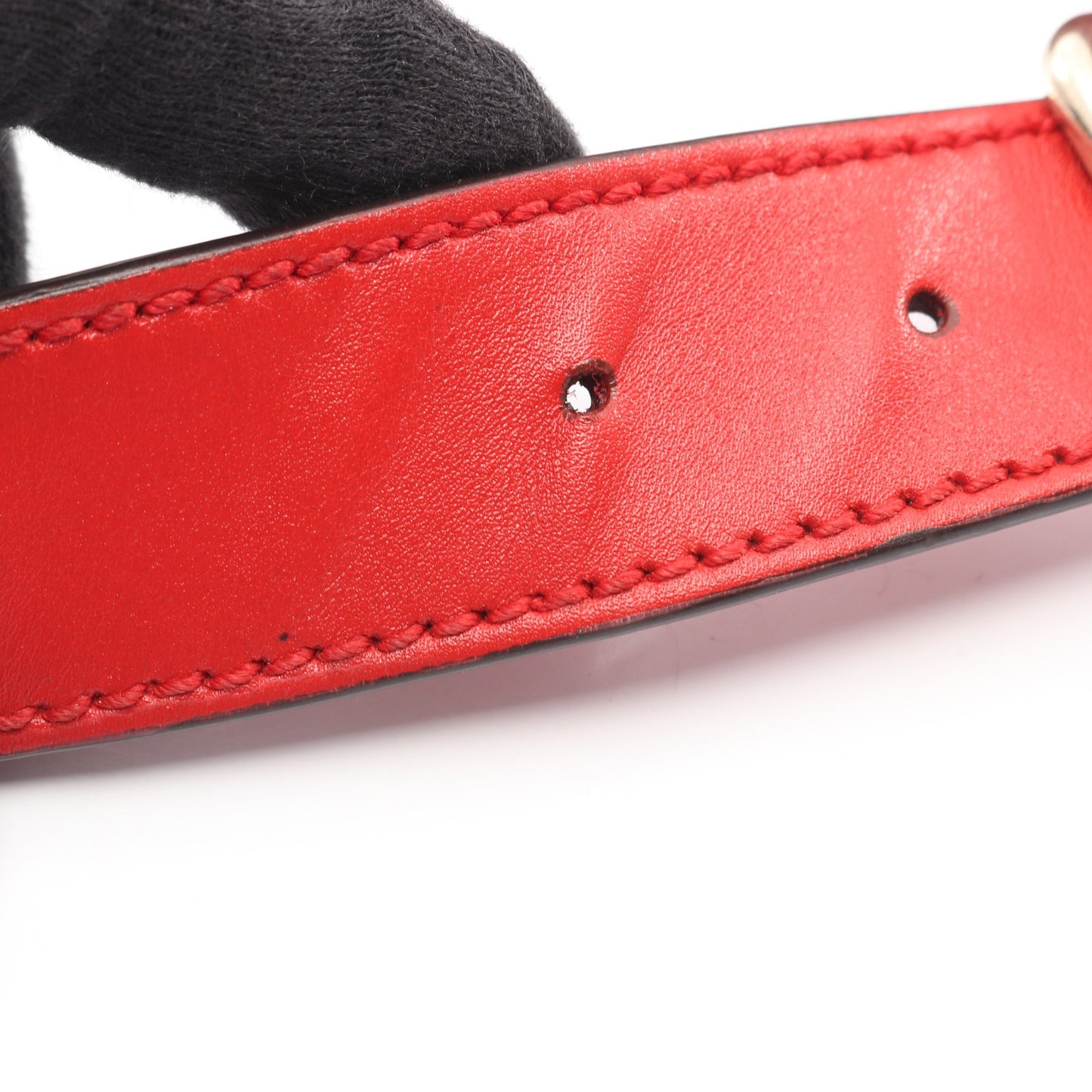 ディアマンテ ショルダーバッグ レザー レッド グッチ バッグ GUCCI