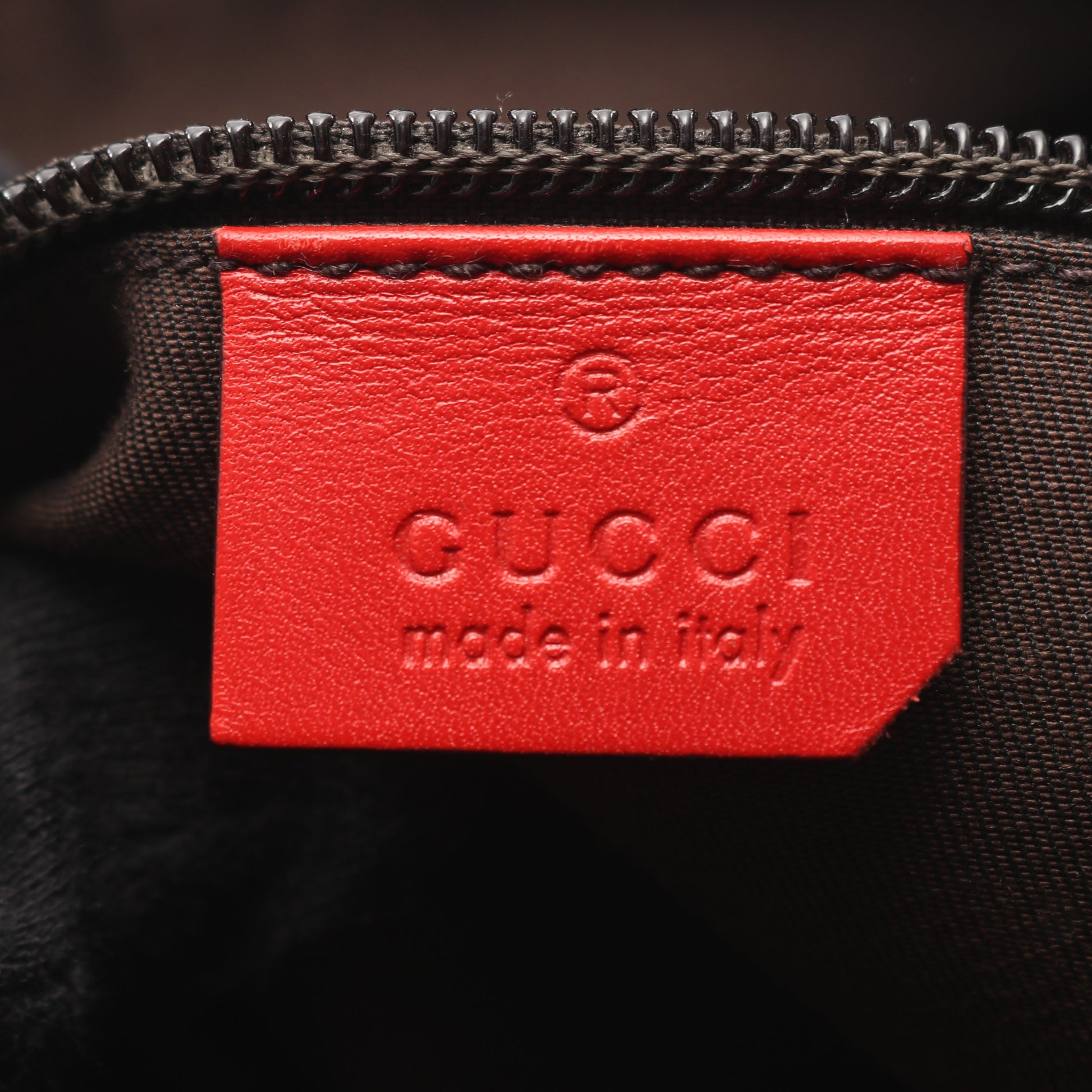 ディアマンテ ショルダーバッグ レザー レッド グッチ バッグ GUCCI