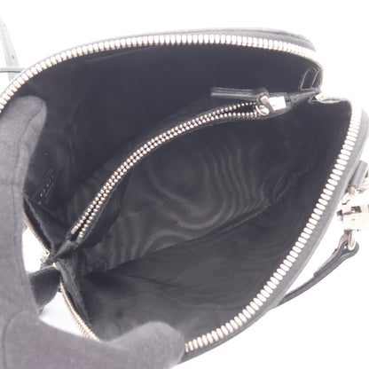 GUCCY SEGA ショルダーバッグ レザー ブラック ゴールド グッチ バッグ GUCCI
