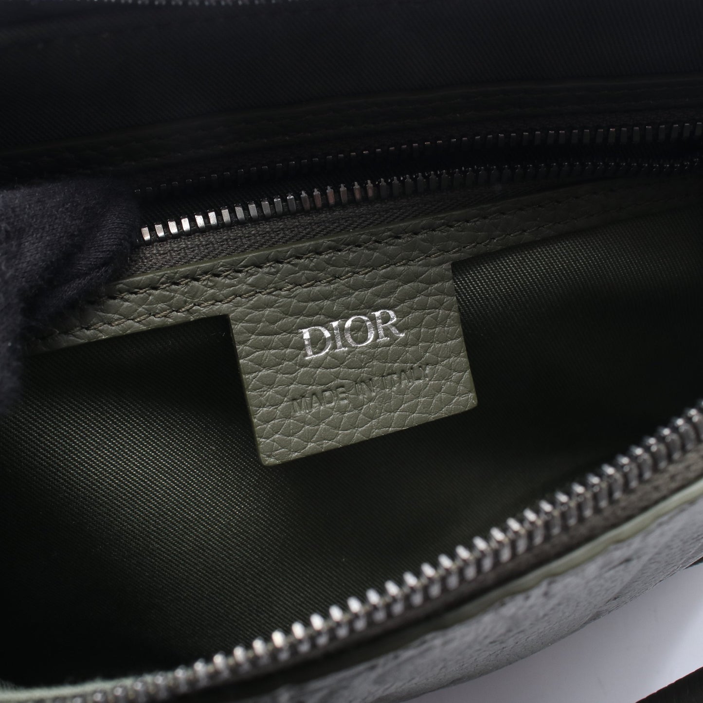 Weekender ウィークエンダー25 グラビティ 2WAY ハンドバッグ レザー カーキグリーン クリスチャンディオール バッグ Christian Dior
