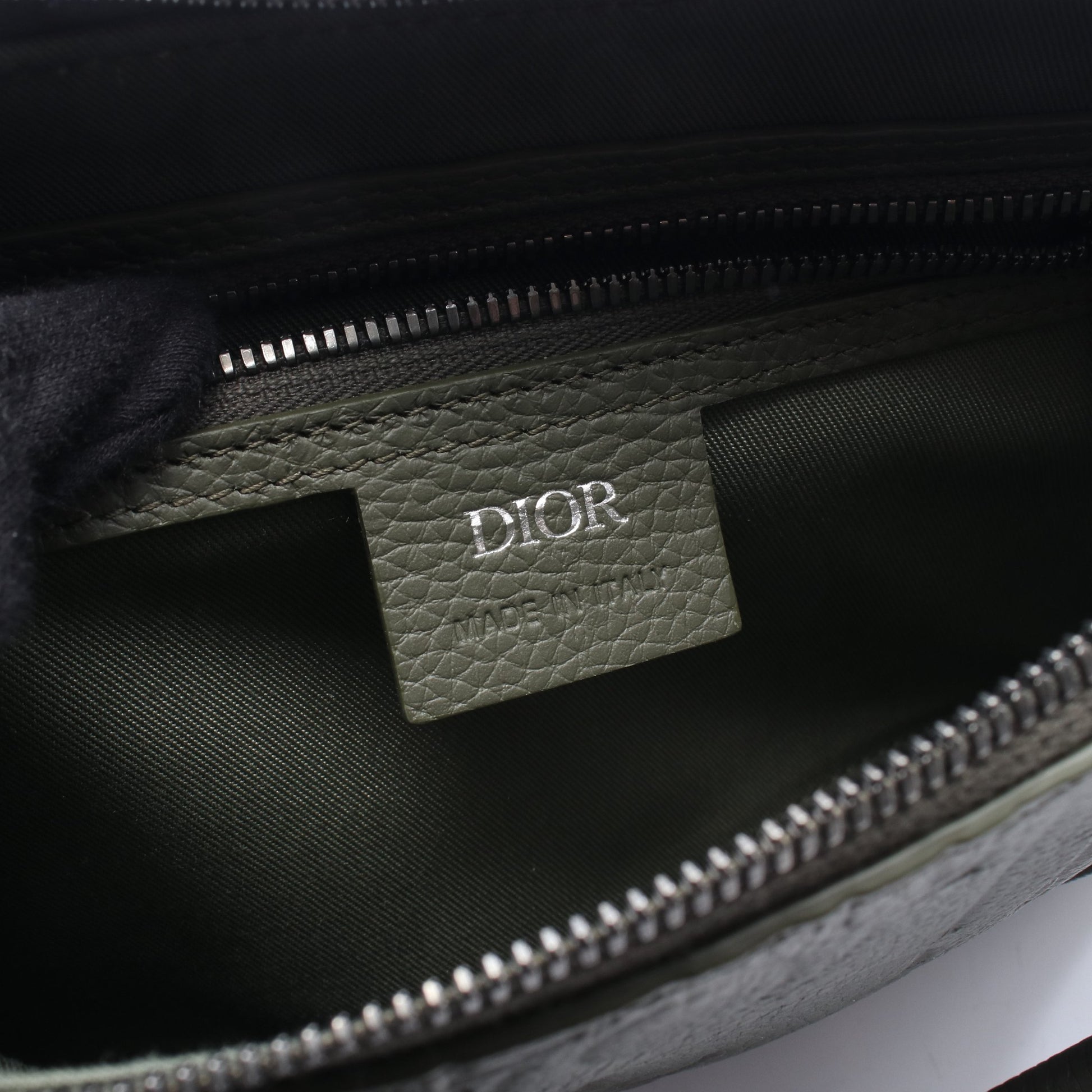 Weekender ウィークエンダー25 グラビティ 2WAY ハンドバッグ レザー カーキグリーン クリスチャンディオール バッグ Christian Dior