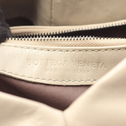 イントレチャート アクイローネ フォーチュンクッキー ハンドバッグ レザー ライトベージュ ボッテガヴェネタ バッグ BOTTEGA VENETA