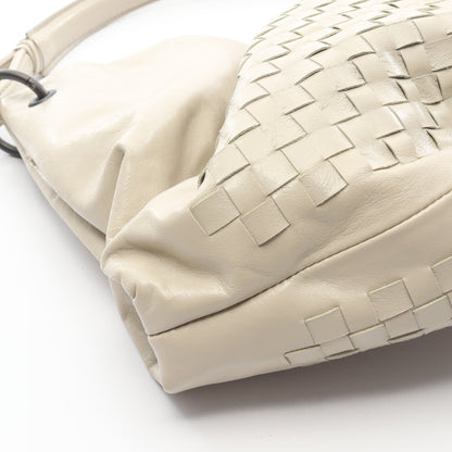 イントレチャート アクイローネ フォーチュンクッキー ハンドバッグ レザー ライトベージュ ボッテガヴェネタ バッグ BOTTEGA VENETA