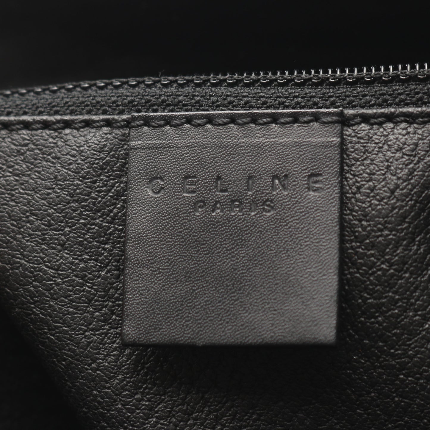 マカダム ハンドバッグ PVC レザー ブラック ブラウン セリーヌ バッグ CELINE