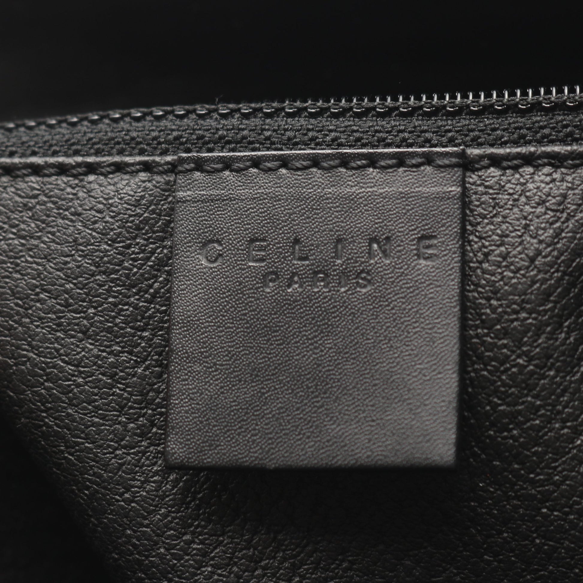 マカダム ハンドバッグ PVC レザー ブラック ブラウン セリーヌ バッグ CELINE