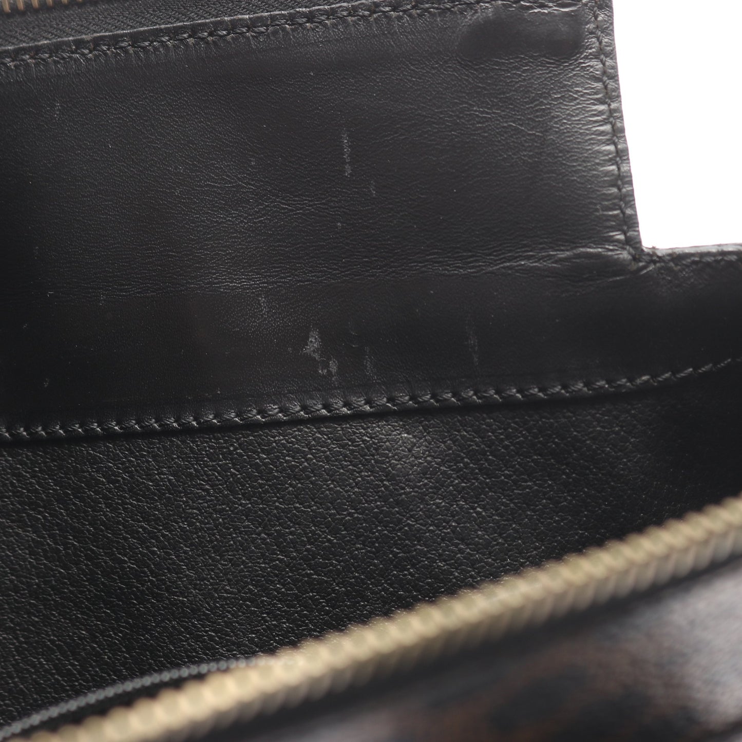 マカダム ハンドバッグ PVC レザー ブラック ブラウン セリーヌ バッグ CELINE