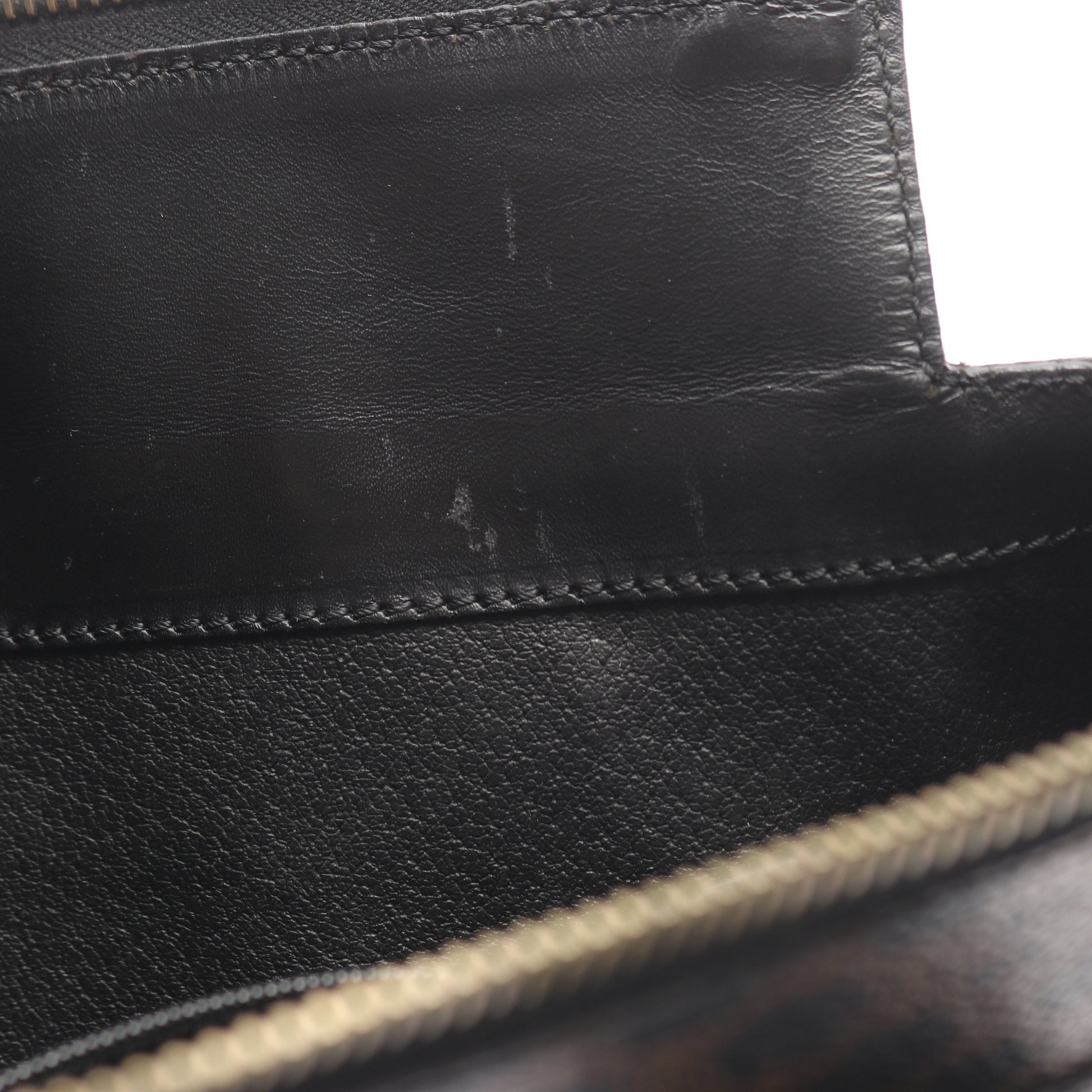 マカダム ハンドバッグ PVC レザー ブラック ブラウン セリーヌ バッグ CELINE