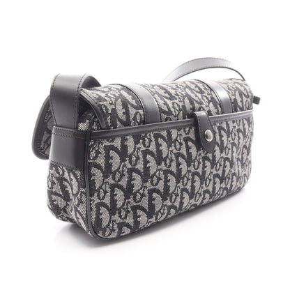 トロッター メッセンジャーバッグ ショルダーバッグ キャンバス レザー ネイビー ブラック クリスチャンディオール バッグ Christian Dior