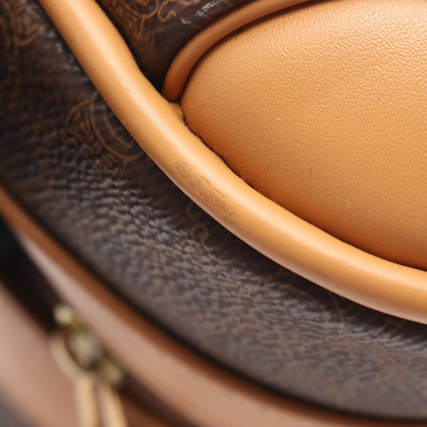 マカダム ブリーフケース ビジネスバッグ PVC レザー ダークブラウン ベージュ セリーヌ バッグ CELINE