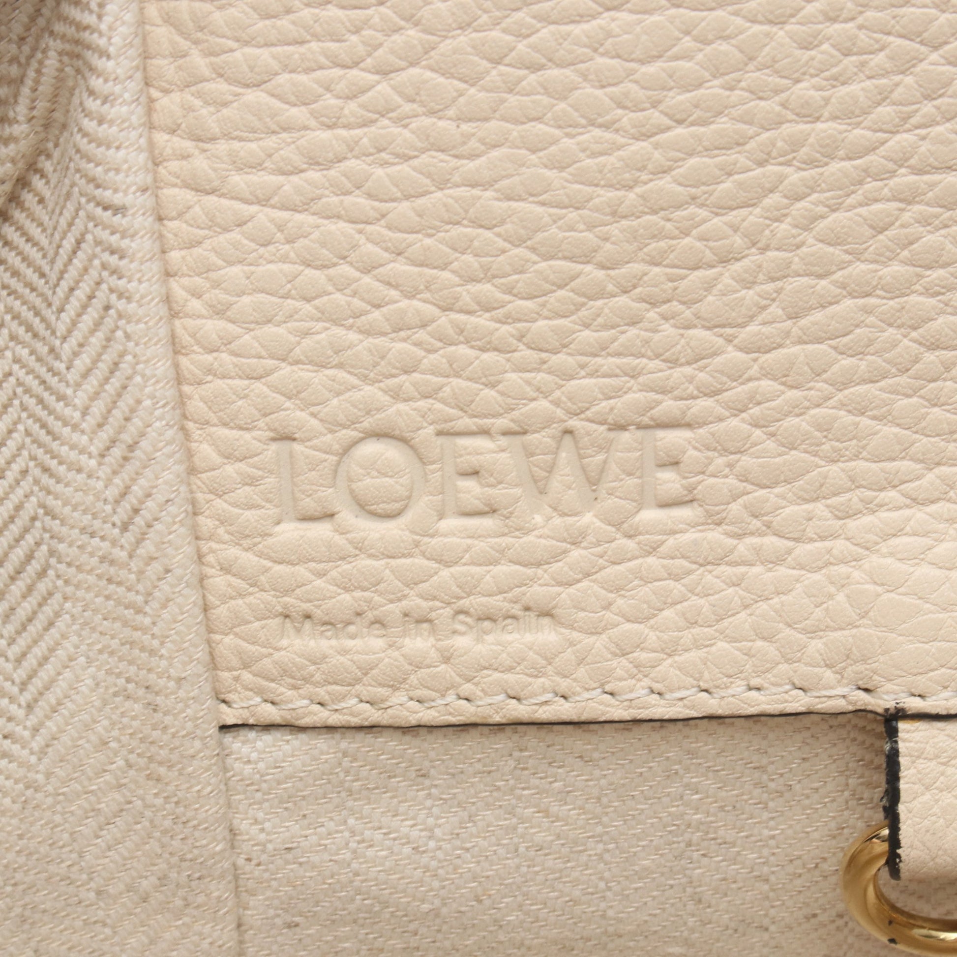 HAMMOCK SMALL ハンモック スモール 2WAY ハンドバッグ レザー アイボリー ロエベ バッグ LOEWE