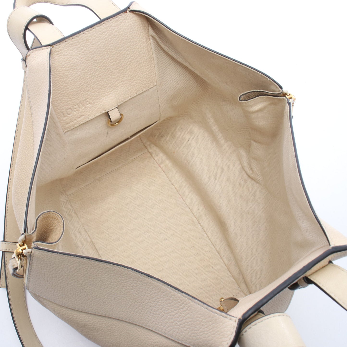 HAMMOCK SMALL ハンモック スモール 2WAY ハンドバッグ レザー アイボリー ロエベ バッグ LOEWE